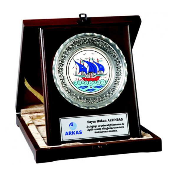 Tabak Baskılı Ahşap Plaket AŞP 26