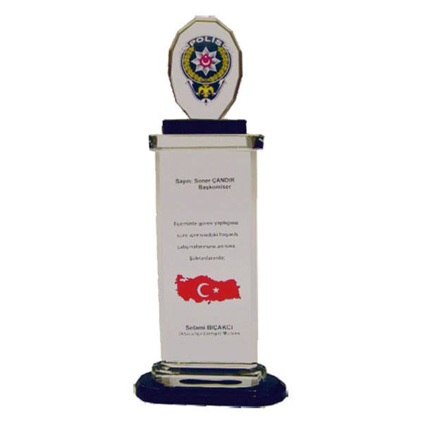Polis Kristal Plaketi KRL 30